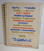 Gottlieb 1976 Pinball Machine Parts Catalog + Price List Volume N For EM... - £50.25 GBP