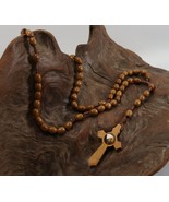 Vintage INRI Crucifix Catholic Jesus Christian Cross Pendant Rosary Neck... - $16.04 CAD