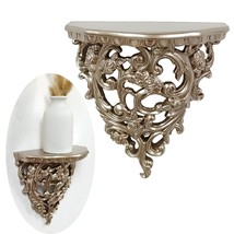 Small Victorian Decorative Floating Shelves, Wall Mounted Decor Shelves, Classic - £39.33 GBP