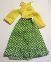 Vintage  Barbie Best Buy #9627 yellow top with green skirt - £11.88 GBP