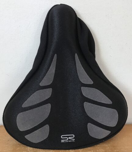 Selle Royal Black Saddle Bike Bicycle Seat NeoPrene Gel Pad Attachment C... - £18.56 GBP