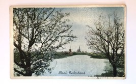 Vintage PC Mooi Nederland Netherlands Holland Landscape Sparo 1940s - £5.31 GBP