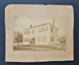 1890 Antique Photograph Cambridgeport Ma Home People Photographer Is H M Rand - £54.56 GBP