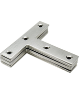 10 Pack T Brackets – 3.14&quot; x 3.14&quot; Stainless Steel Flat Mending Plates, ... - $253.85 MXN