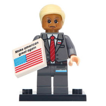 Donald John Trump American President Lego Compatible Minifigure Bricks - £2.38 GBP