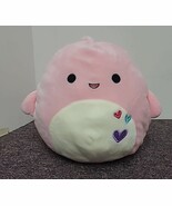 Squishmallow Selene the Shark 8&quot; Pink 2019 Valentine Squad Hearts Plush HTF - €10,54 EUR