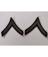 WW2 ERA ARMY PRIVATE FIRST CLASS CHEVRONS PAIR (2) NOS :KY21-1 - $72.64 MXN