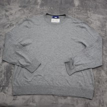Simply Styled Sweatshirt Mens XXL Gray Long Sleeve Crew Neck Stretch Pullover - £18.16 GBP