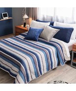 BOSTON STRIPES TEENS KIDS BOYS ULTRASLIM REVERSIBLE COMFORTER SET 1PC QU... - $54.44