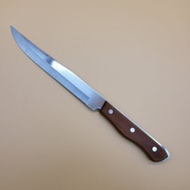 Maxam Slicing Carving  Knife 8 inch Blade Wood Handle 3 Rivets Japan - £9.40 GBP