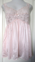 Shadowline lace vintage baby doll Nightie Size 2X Pink Style 33737 - £35.09 GBP