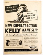 1947 Kelly Springfield Tires Farmers Advertisement Tractor Farming DWNN19 - $371.09 MXN