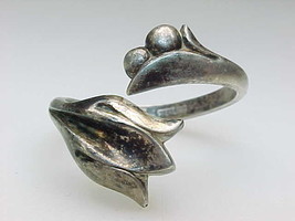 Avon Vintage Wrap Ring In Sterling Silver   Size 9 3/4   Free Shipping - £33.93 GBP