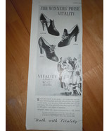 Vintage Vitality Shoes Print Magazine Advertisements 1937 - £4.71 GBP