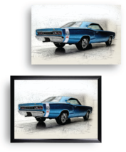 Artsy 1969 Dodge Super Bee Print - Large 12&quot; x 18&quot; - Awesome Print! - £11.75 GBP+