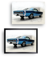 Artsy 1969 Dodge Super Bee Print - Large 12" x 18" - Awesome Print! - $14.88+
