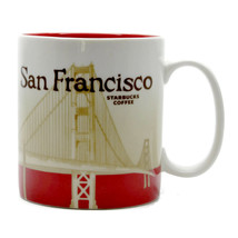 Starbucks San Francisco California Cup Coffee Mug Collector Icon Series 16 Oz - £47.31 GBP