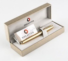 Sheaffer 22k Gold Plated Prelude Signature Fountain Pen w/ Original Box & Papers - £176.18 GBP