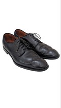 Allen Edmonds Madison Park Black Leather Wingtip Blucher Size 9.5D - £77.89 GBP