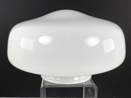 Globe 8.5&quot; White School House Light Glass Shade Ceiling Fan 3.75&quot; OD Fitter - £15.02 GBP