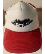 Vintage Santa Cruz Mountains Hat Red Trucker Rope SnapBack - $24.51 CAD