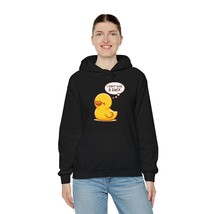 I don&#39;t give a duck funny quote duck attitude Unisex Hooded Sweatshirt men women - £23.98 GBP