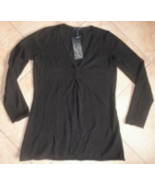 womens black 100% cashmere sweater Envo Mantovani size small lower price - £31.45 GBP