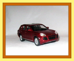 Porsche Cayenne Turbo Bordeaux Welly 1/32 Diecast Car Collector&#39;s Model , New - £31.13 GBP