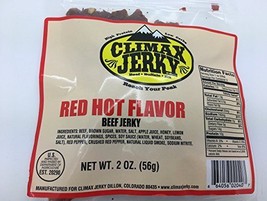 Climax BEST Premium Beef Red Hot 2 OZ. Beef Jerky - 20 Pack - $130.90