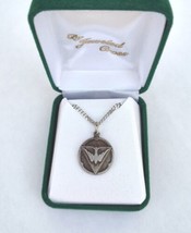 NEW Confirmation Medal Holy Spirit Dove Pewter 18&quot; Chain Gift Boxed Catholic - £15.97 GBP