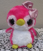 YooHoo &amp; Friends Pink Penquin With Bow &amp; Big Pink Sparkle Eyes NEW - £13.42 GBP