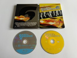 Fast &amp; Furious 6 (DVD &amp; Blu-ray, Steelbook) Dwayne Johnson Vin Diesel - £15.86 GBP