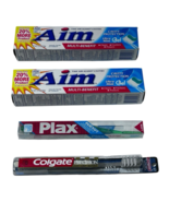 Vtg Lot (2) Unopened Tube Aim Toothpaste 5.5 Oz Sealed (2006) + (2) Toot... - €49,29 EUR