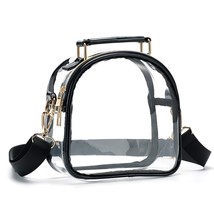 Women PVC Clear Crossbody Bag Clutch Casual Zipper Small Travel Messenger Should - £30.68 GBP