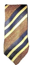 Mulberry Mens Brown Black Striped Made in USA Neck Tie Necktie New - $7.99