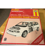 Haynes Manual Ford Windstar 1995-1998 All Models - $9.49