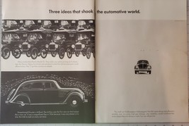 67 Volkswagen Beetle  Advertisement Vintage 1966 - £10.32 GBP