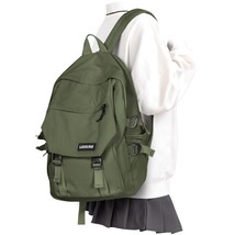 Simple Basic Black School Backpack For Women Men,Lightweight Casual Travel Daypa - £23.06 GBP