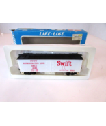 Life Like HO Swift Refrigerator Line 1020 Box Car White Boxed - $20.40 CAD