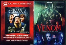 Agnes Bruckner HORROR- Blood &amp; Chocolate (Werewolves)+ Venom (Snakes)- New 2 Dvd - £15.95 GBP