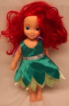 Walt Disney Little Mermaid Cute Ariel In Fairy Costume 14" Doll Toy - $19.80