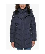 NWT - Andrew Marc Women's Mixed Media Hooded Puffer Jacket - $41.58