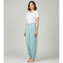 Women Pants Unbranded Women Tie Ankle Lightweight Pants Size M Blue - $9.40