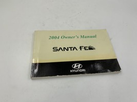 2004 Hyundai Santa FE Owners Manual OEM G02B06032 - $13.49