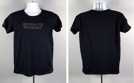 Berkshire Hathaway Silver Bling Logo T Shirt Womens XL Black - $21.73