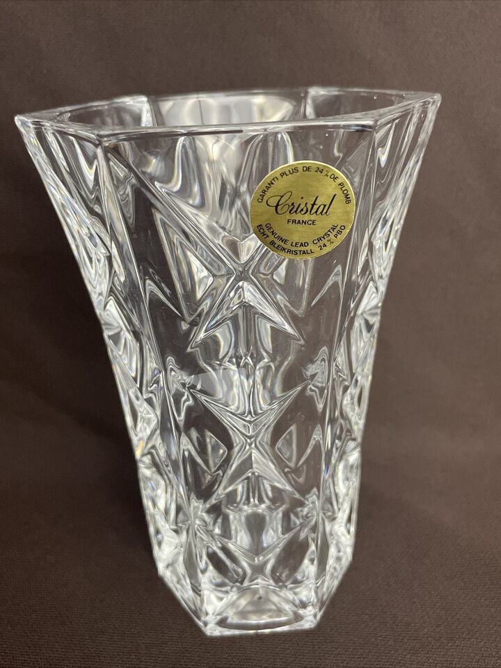 Primary image for Cristal France Garanti Bud Vase Vintage Avon 24% Lead Crystal
