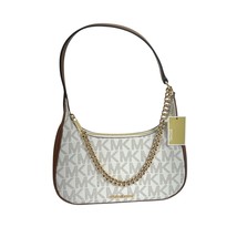 Michael Kors Kelsey Small Women&#39;s Fashion Vanilla/Lugg Purse Handbag Bei... - $135.53 CAD