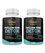2 Bottles Psyllium Husk Detox by My Stellar Lifestyle - 60 Capsules x2 - $992.11 MXN