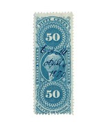 1862-71 50c U.S. Internal Revenue, George Washington R55d Entry of Goods... - €59,91 EUR