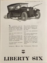 1921 Print Ad Liberty Six Motor Cars Engineering Improvements Detroit,Michigan - £19.16 GBP